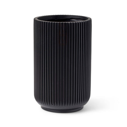 Capi Nature Groove Vase High Intense Black