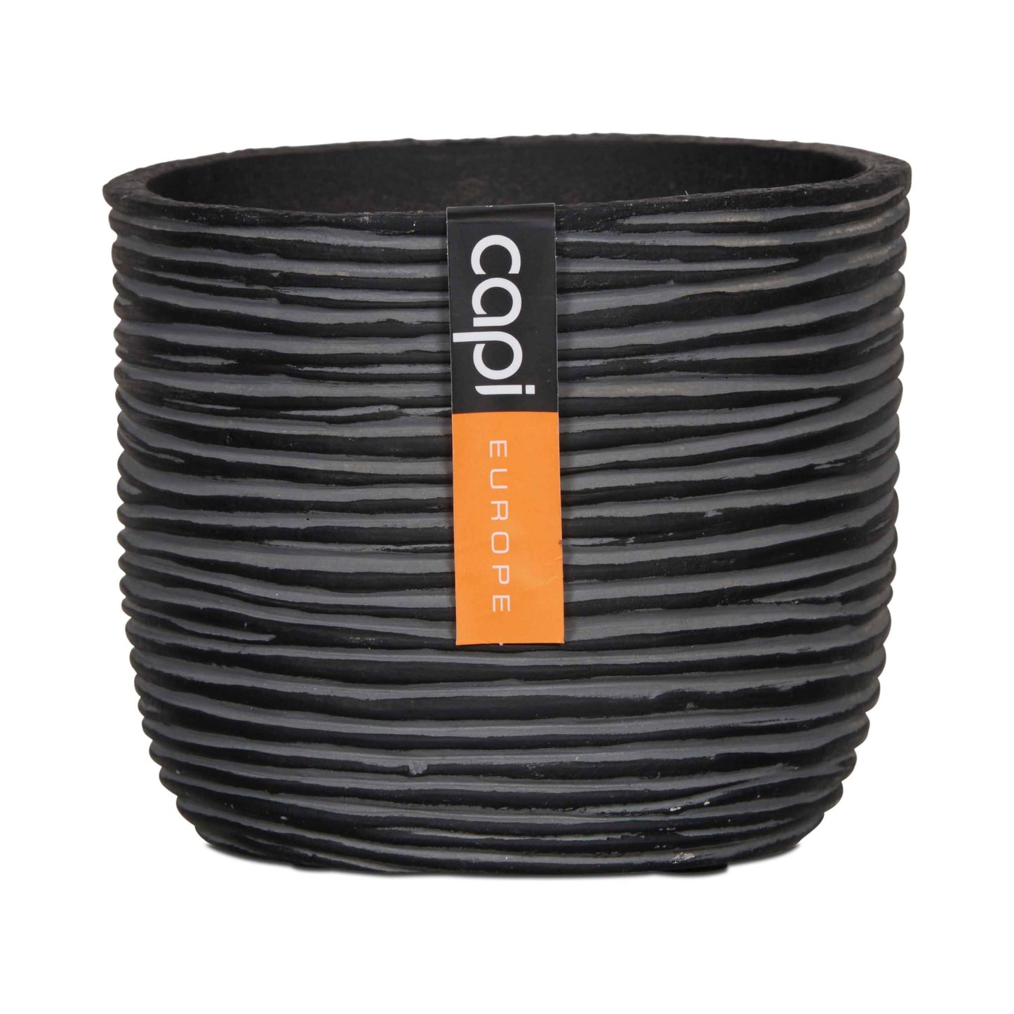 Capi Nature Rib Planter Ball Black