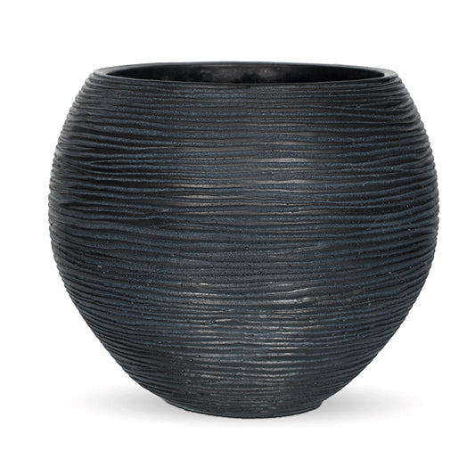 Capi Nature Rib Vase Ball Black
