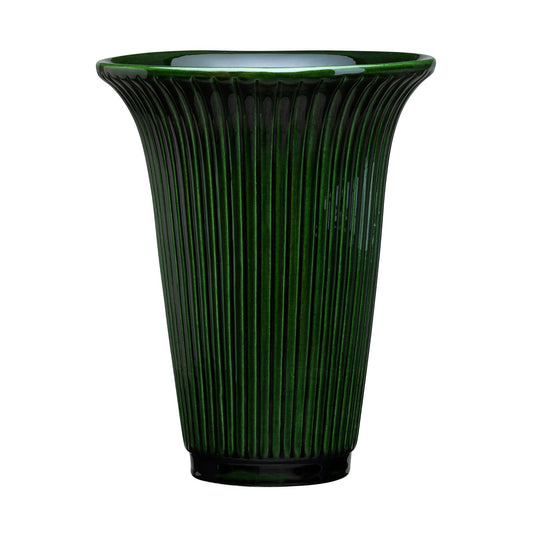Daisy GLAZED Emerald Green Vase