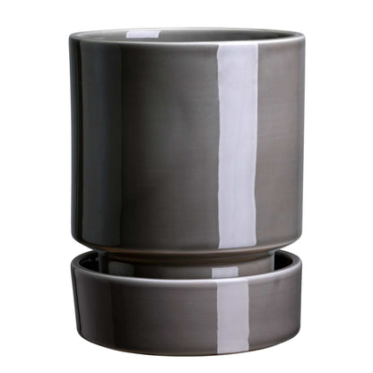 Hoff GLAZED Pearl Grey (cachepot)