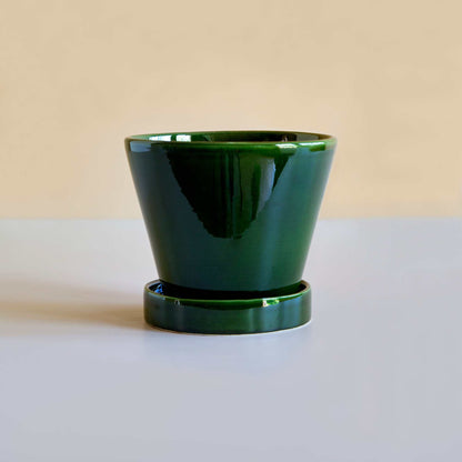 Julie GLAZED Emerald Green
