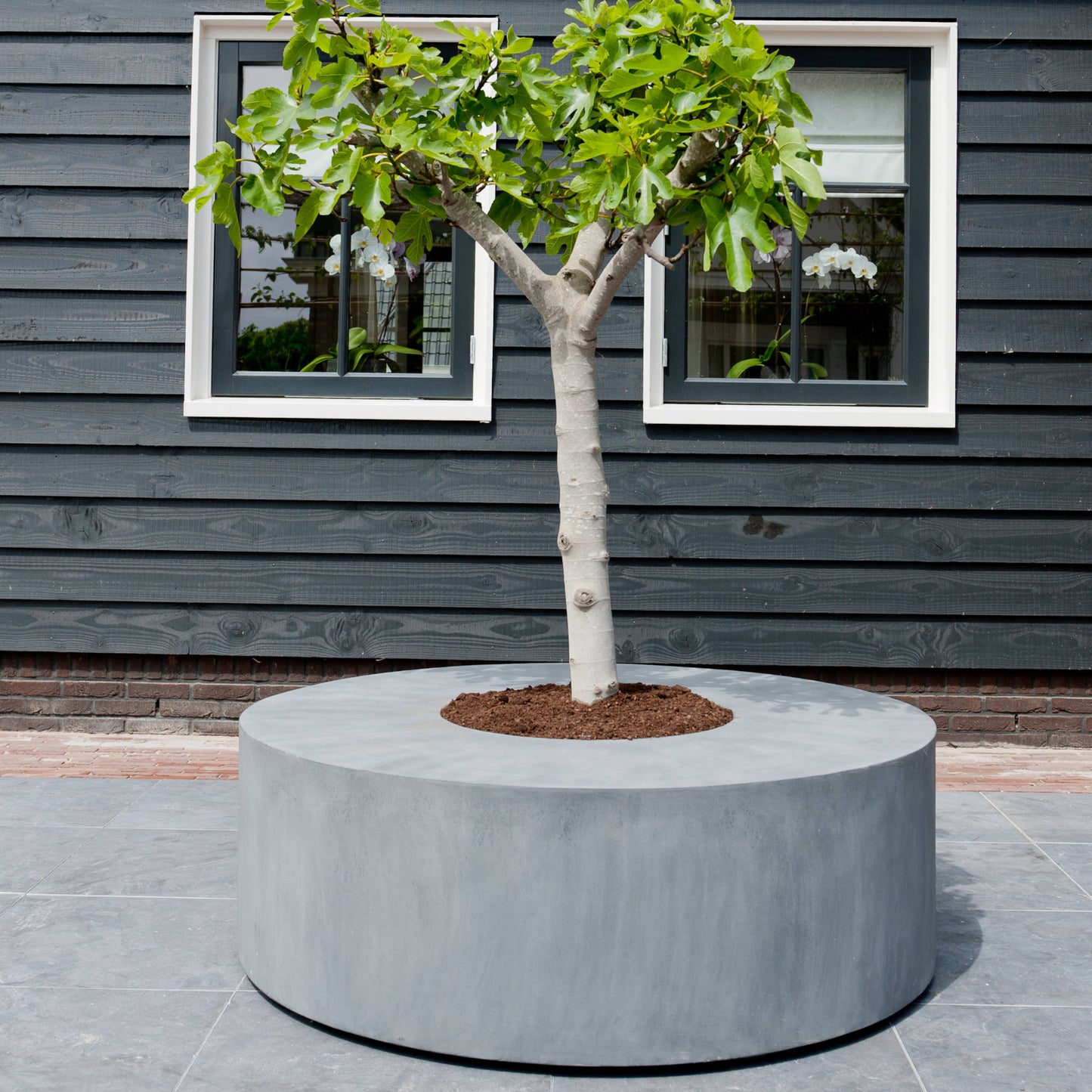 Jumbo Seating Round Grey