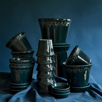 Københavner GLAZED Petrol Blue