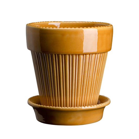 Simona GLAZED Amber Yellow