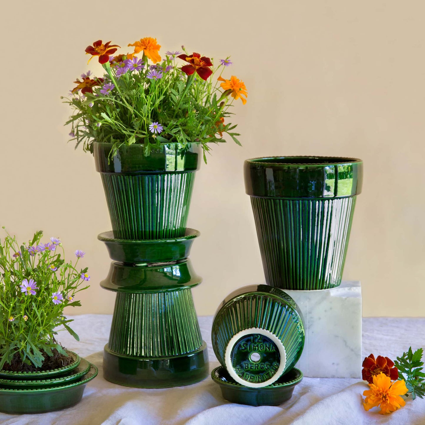 Simona GLAZED Emerald Green