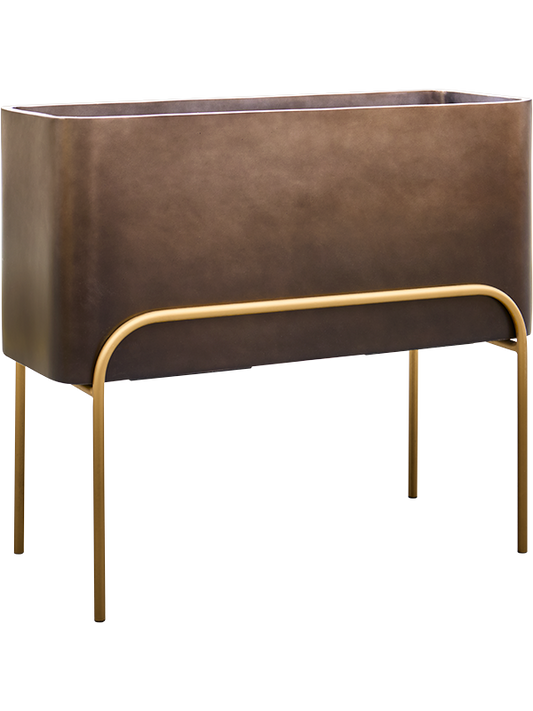 Baq Gradient Elevated Rectangle High Matt Coffee