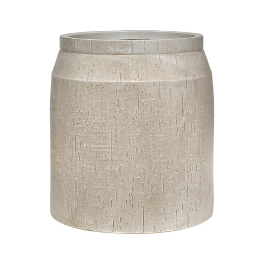 Cylinder Pot Beige
