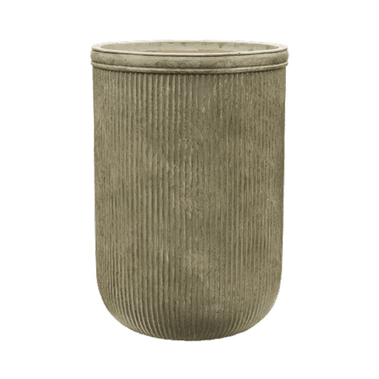 Baq Vertical Rib Cylinder Green
