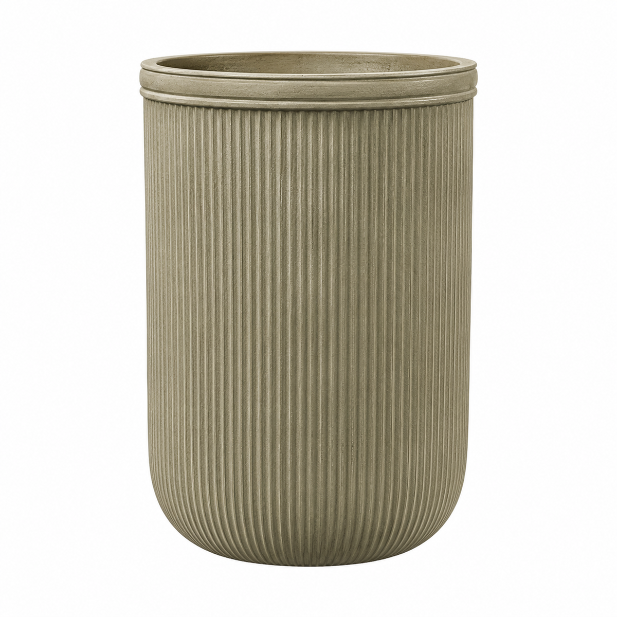 Baq Vertical Rib Cylinder Green