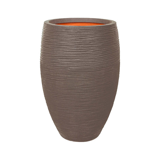 Capi Nature Rib NL Vase Elegant Deluxe Warm Taupe