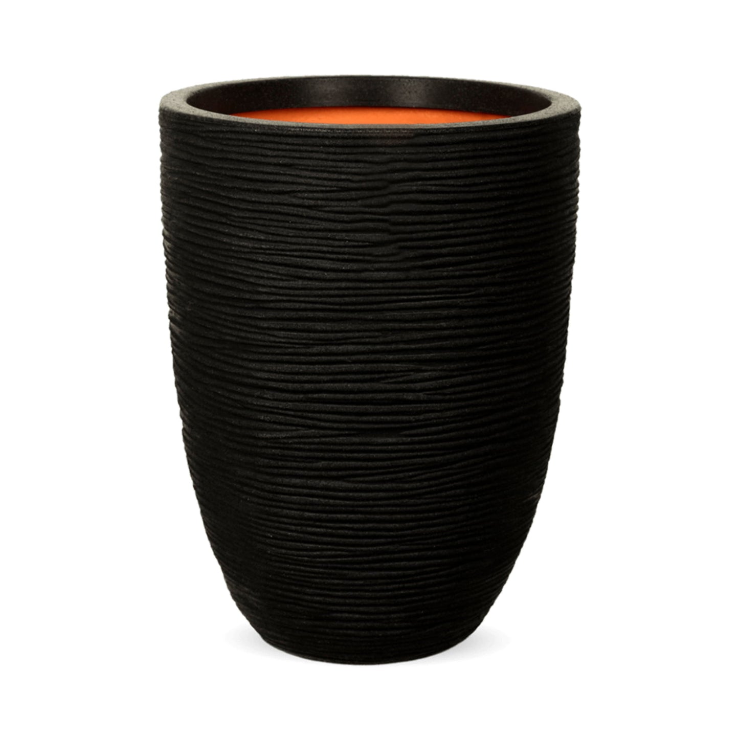 Capi Nature Rib NL Vase Elegant Low Black