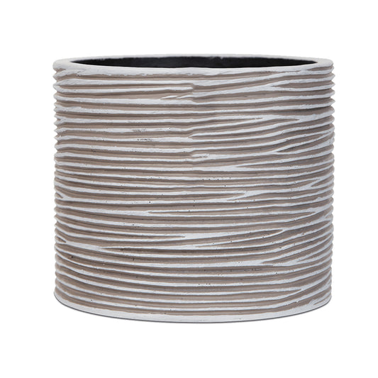Capi Nature Rib Vase Cylinder Ivory