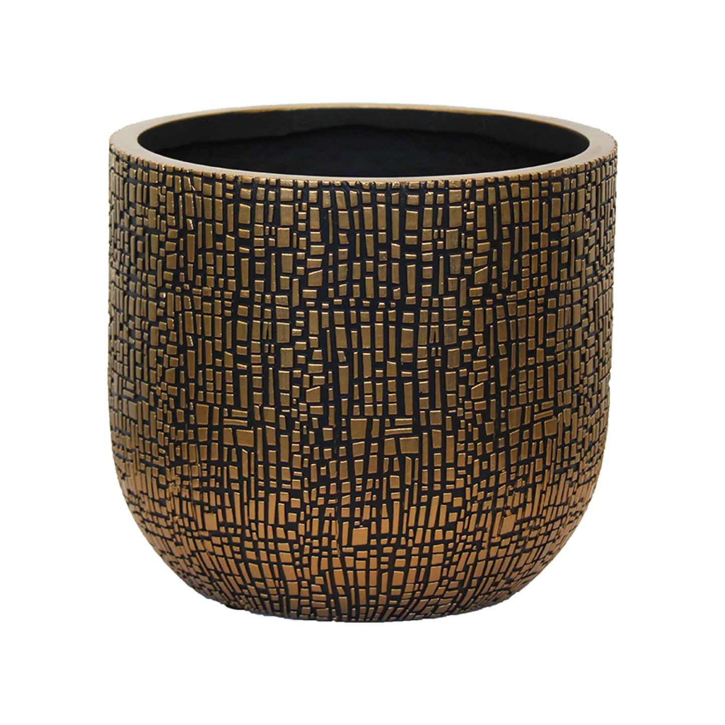 Capi Nature Skin Planter Ball Black Gold