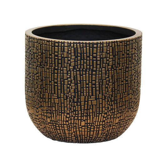 Capi Nature Skin Planter Ball Black Gold