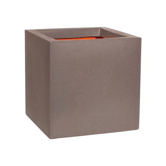 Capi Urban Smooth NL Pot Square Warm Taupe