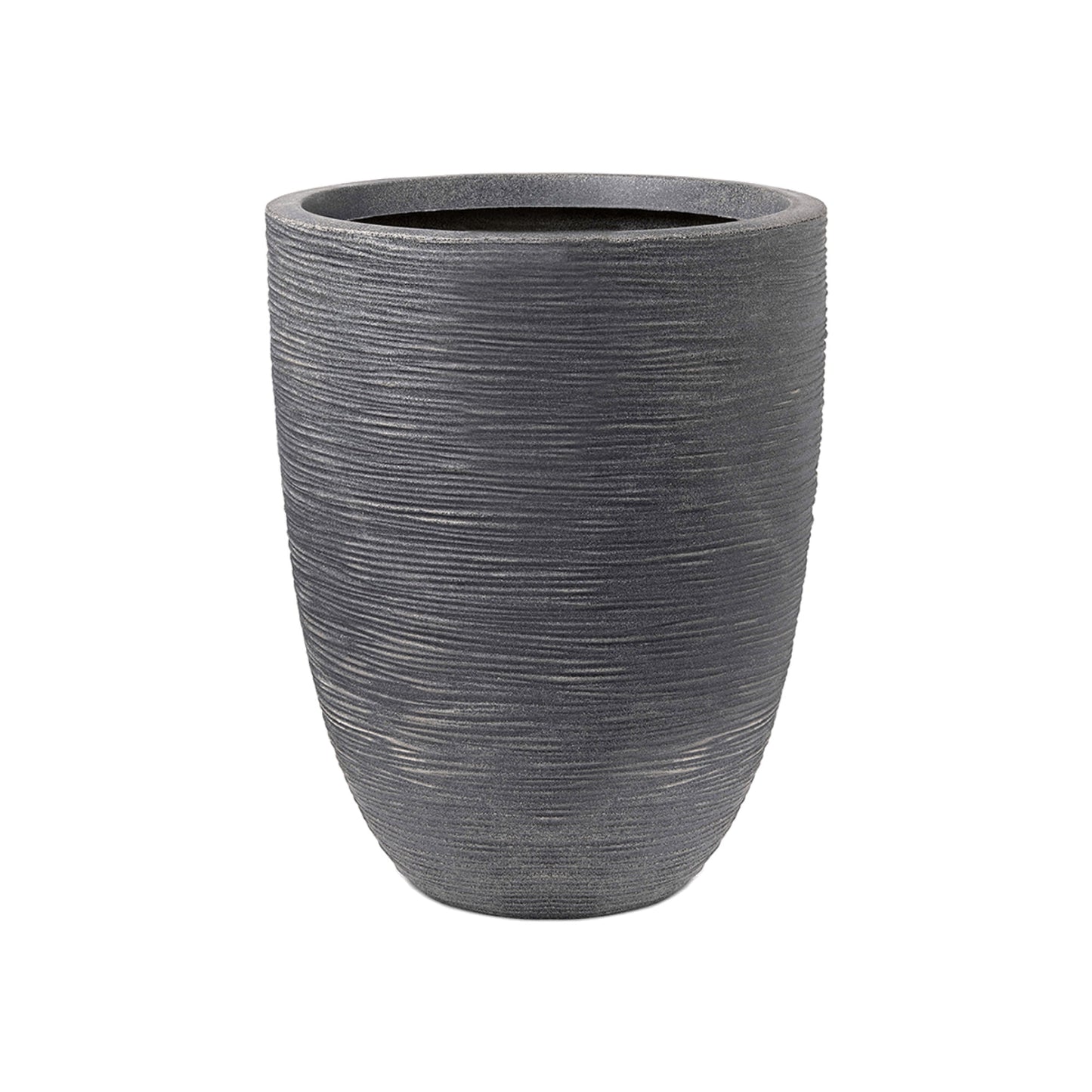 Capi Waste Rib NL Vase Elegant Low Terrazzo Grey