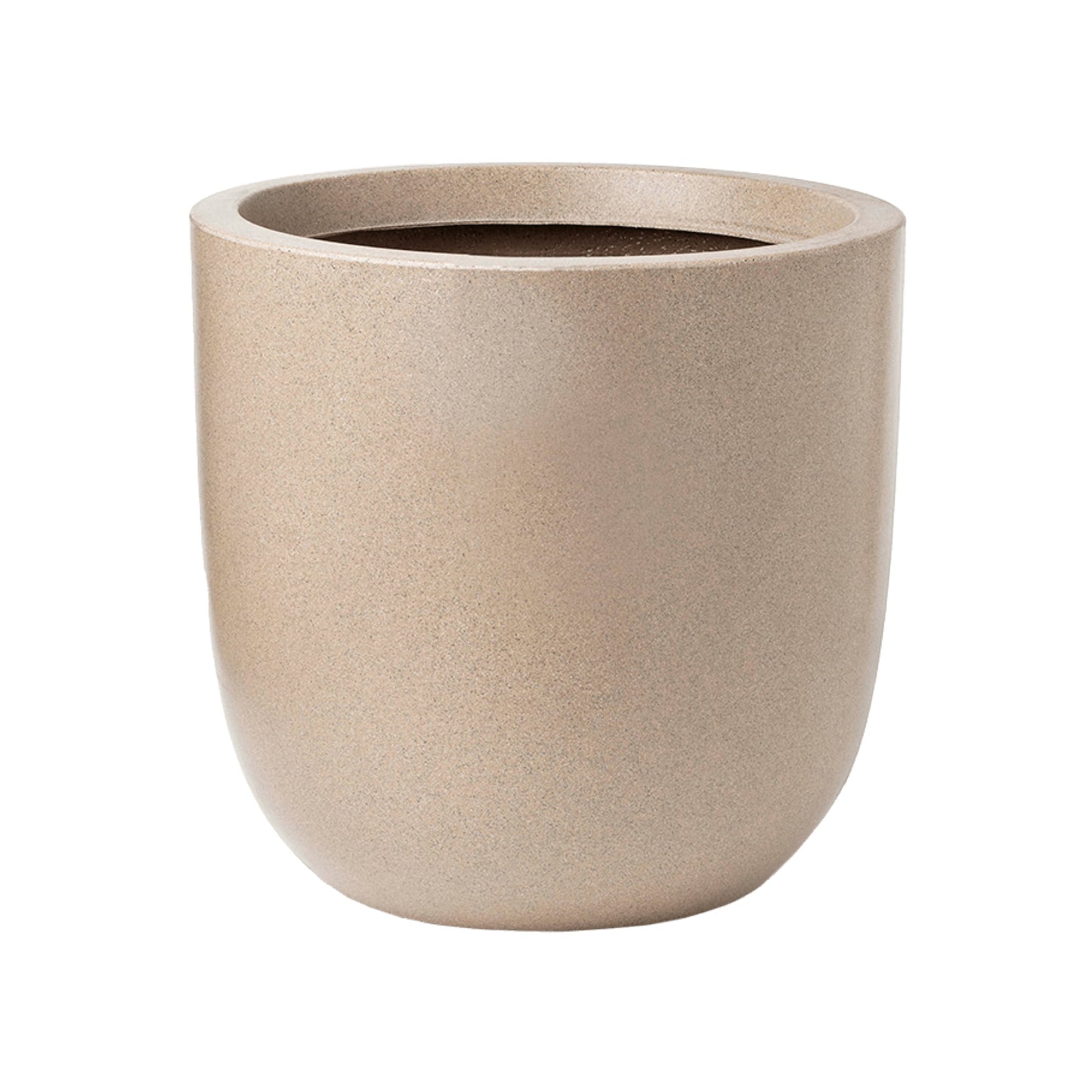 Capi Waste Smooth NL Planter Ball Terrazzo Beige