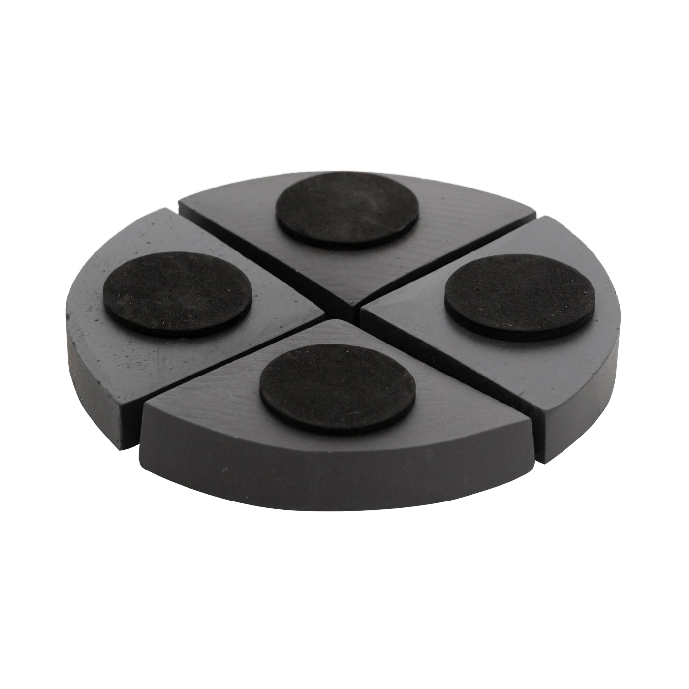 Nožičky pod květináče Volcano Black