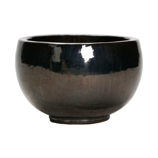 Plain Bowl Metal Glaze